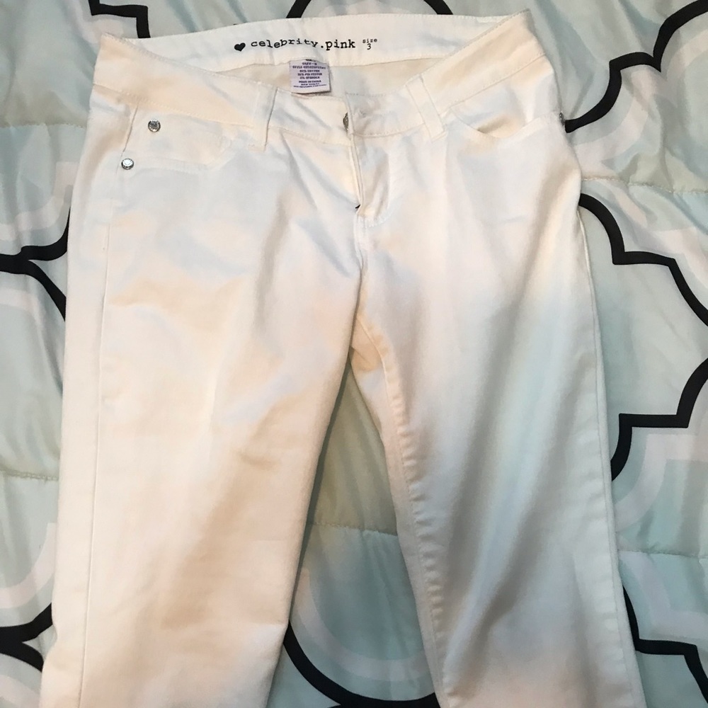 Celebrity Pink White jeans